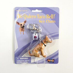 Fun4All Vintage 90's Taco Bell Yo Quiero Taco Bell Chihuahua Keychain A - NEW